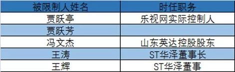 独家│贾跃亭、贾跃芳、牛散文细棠……31名不能坐飞机的资本市场“老赖”全名单来了！