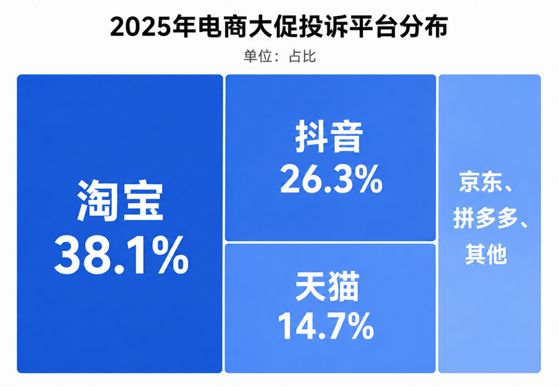 《电商大促维权数据分析报告》：先涨后降、预售更贵、虚假直播投诉声量最高